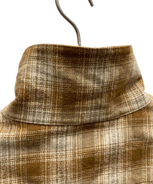 Couture d'adam（クチュールドアダム）Couture d'adam (クチュールドアダム) Ombre Flannel Surf Shirt ブラウン サイズ:40 未使用品の古着・服飾アイテム