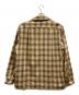 Couture d'adam (クチュールドアダム) Ombre Flannel Surf Shirt ブラウン サイズ:40 未使用品：15000円