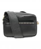 J&M DAVIDSONジェイ＆エム デヴィッドソン）の古着「LIPSTICK POUCH WITH STUDS/18092910011110」｜ブラック