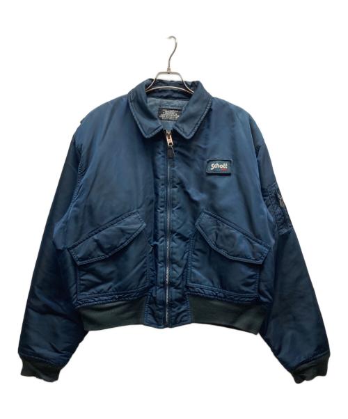 Schott（ショット）Schott (ショット) CWU-Rミリタリーフライトジャケット ネイビー サイズ:₋の古着・服飾アイテム