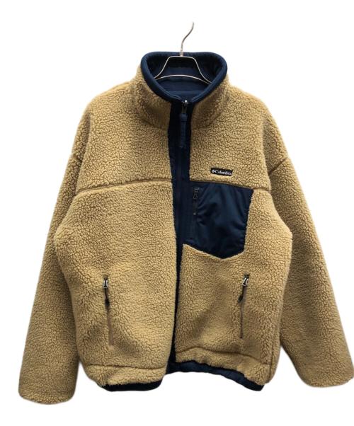 Columbia（コロンビア）Columbia (コロンビア) シカゴアべニューリバーシブルフリースジャケット/PM3437 ベージュ サイズ:Mの古着・服飾アイテム