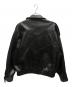 ZARA (ザラ) フェイクレザージャケット ブラック サイズ:XL：8000円