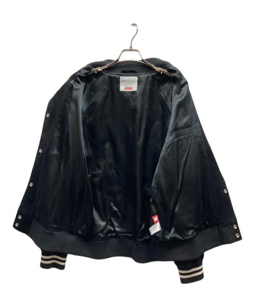 SUPREME（シュプリーム）SUPREME (シュプリーム) Suede Varsity Jacket ブラック サイズ:Lの古着・服飾アイテム