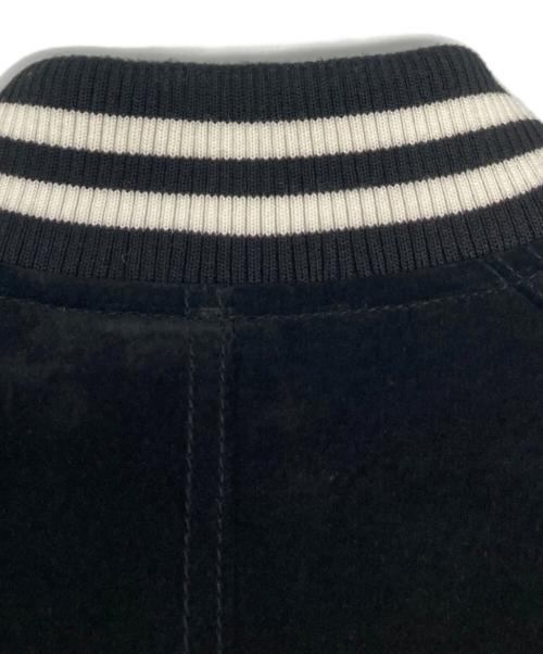 SUPREME（シュプリーム）SUPREME (シュプリーム) Suede Varsity Jacket ブラック サイズ:Lの古着・服飾アイテム