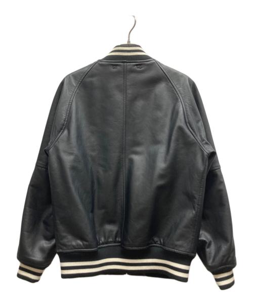 AVIREX（アヴィレックス）AVIREX (アヴィレックス) レザースタジャン/6141071 ブラック サイズ:Lの古着・服飾アイテム