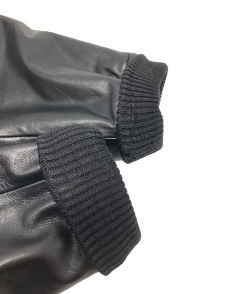 AVIREX（アヴィレックス）AVIREX (アヴィレックス) レザースタジャン/6141071 ブラック サイズ:Lの古着・服飾アイテム