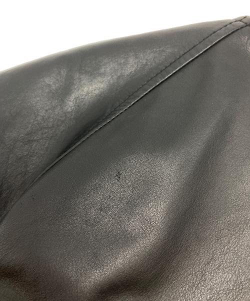 AVIREX（アヴィレックス）AVIREX (アヴィレックス) レザースタジャン/6141071 ブラック サイズ:Lの古着・服飾アイテム