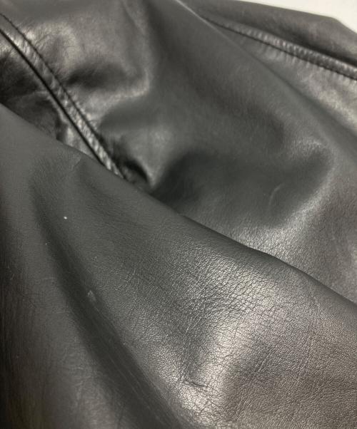 AVIREX（アヴィレックス）AVIREX (アヴィレックス) レザースタジャン/6141071 ブラック サイズ:Lの古着・服飾アイテム