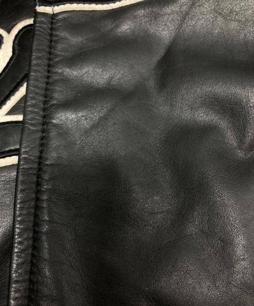 AVIREX（アヴィレックス）AVIREX (アヴィレックス) レザースタジャン/6141071 ブラック サイズ:Lの古着・服飾アイテム