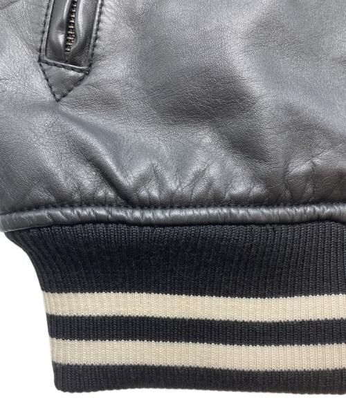 AVIREX（アヴィレックス）AVIREX (アヴィレックス) レザースタジャン/6141071 ブラック サイズ:Lの古着・服飾アイテム