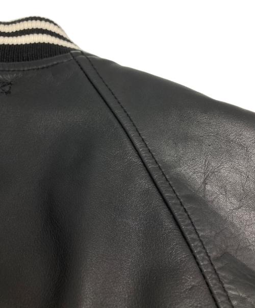 AVIREX（アヴィレックス）AVIREX (アヴィレックス) レザースタジャン/6141071 ブラック サイズ:Lの古着・服飾アイテム