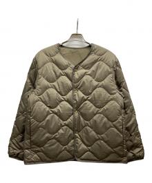 nanamica（ナナミカ）の古着「リバーシブルダウンカーディガン/S25FA054」｜ブラウン