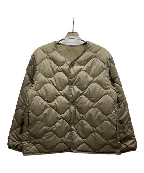 nanamica（ナナミカ）nanamica (ナナミカ) リバーシブルダウンカーディガン/S25FA054 ブラウン サイズ:Sの古着・服飾アイテム