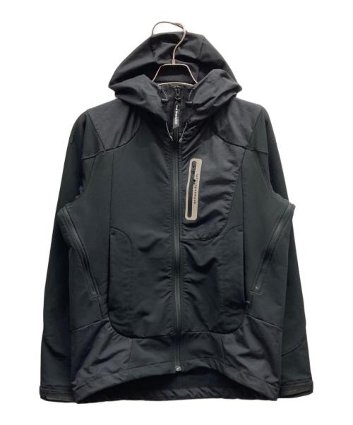and wander（アンドワンダー）and wander (アンドワンダー) stretch shell jacket/AW93-FT001 ブラック サイズ:2の古着・服飾アイテム