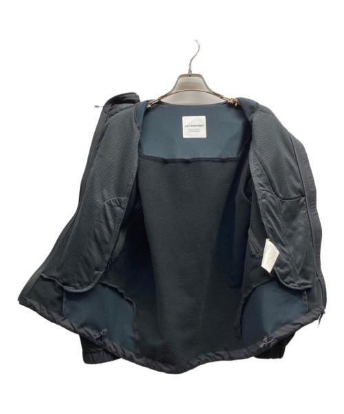 and wander（アンドワンダー）and wander (アンドワンダー) stretch shell jacket/AW93-FT001 ブラック サイズ:2の古着・服飾アイテム