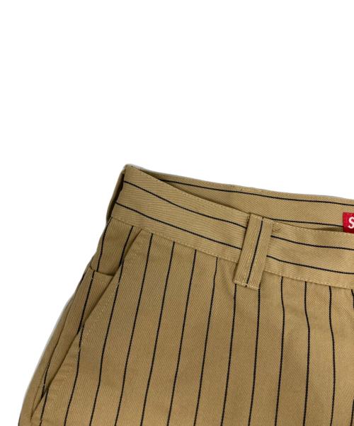 SUPREME（シュプリーム）Supreme (シュプリーム) 21SSStripe Work Pants ベージュ サイズ:81cm (W32・L)の古着・服飾アイテム
