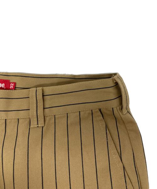 SUPREME（シュプリーム）Supreme (シュプリーム) 21SSStripe Work Pants ベージュ サイズ:81cm (W32・L)の古着・服飾アイテム