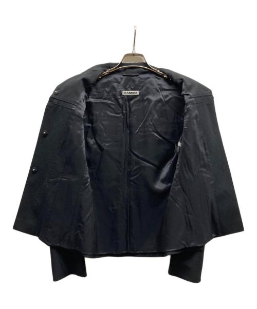 JIL SANDER（ジルサンダー）JIL SANDER (ジルサンダー) シルバーチャームジャケット ブラック サイズ:34の古着・服飾アイテム