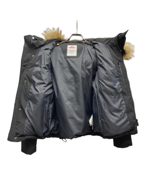 DANTON（ダントン）DANTON (ダントン) FAKE FUR HOODED DOWN JACKET/DT-A0007 LAS ブラック サイズ:Sの古着・服飾アイテム