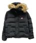DANTON（ダントン）の古着「FAKE FUR HOODED DOWN JACKET/DT-A0007 LAS」｜ブラック