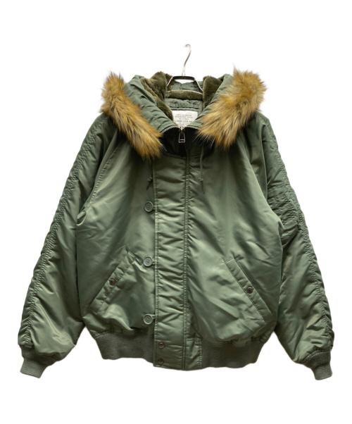 AVIREX（アヴィレックス）AVIREX (アヴィレックス) N-2B フライトジャケット/MIL-J-6278AVX グリーン サイズ:Lの古着・服飾アイテム