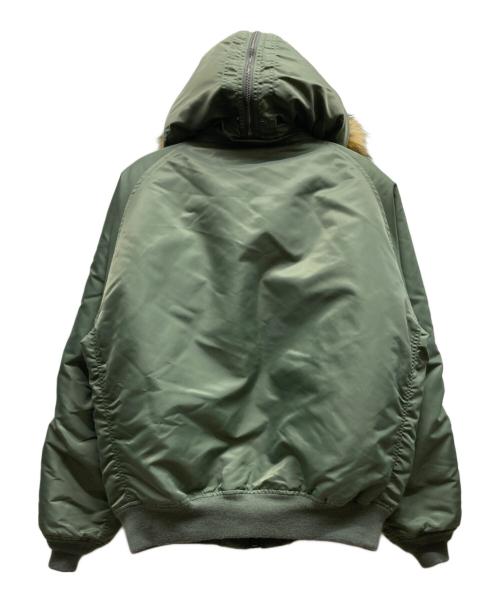 AVIREX（アヴィレックス）AVIREX (アヴィレックス) N-2B フライトジャケット/MIL-J-6278AVX グリーン サイズ:Lの古着・服飾アイテム