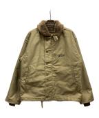 HOUSTONヒューストン）の古着「N－1デッキジャケット」｜オリーブ