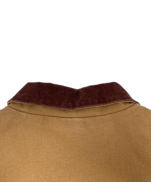 CarHartt（カーハート）CarHartt (カーハート) WASHED DUCK SHERPA-LINED UTILITY JACKET/OJ3826-M ブラウン サイズ:XLの古着・服飾アイテム