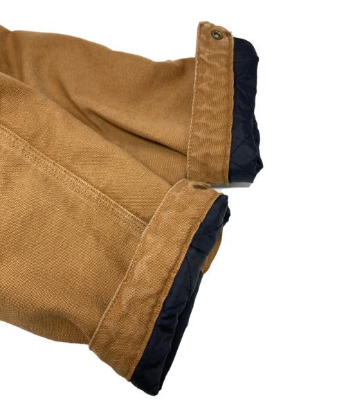 CarHartt（カーハート）CarHartt (カーハート) WASHED DUCK SHERPA-LINED UTILITY JACKET/OJ3826-M ブラウン サイズ:XLの古着・服飾アイテム