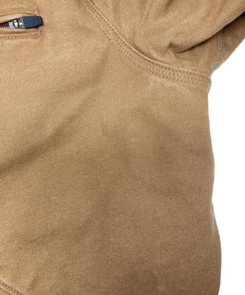 CarHartt（カーハート）CarHartt (カーハート) WASHED DUCK SHERPA-LINED UTILITY JACKET/OJ3826-M ブラウン サイズ:XLの古着・服飾アイテム