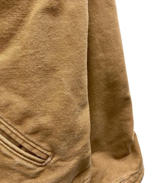 CarHartt（カーハート）CarHartt (カーハート) WASHED DUCK SHERPA-LINED UTILITY JACKET/OJ3826-M ブラウン サイズ:XLの古着・服飾アイテム