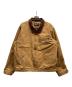 CarHartt（カーハート）の古着「WASHED DUCK SHERPA-LINED UTILITY JACKET/OJ3826-M」｜ブラウン