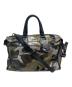 COACH（コーチ）の古着「ライダー サッチェル メタリックレザー/33747」｜グリーン