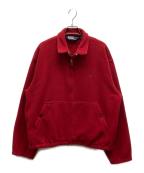 POLO RALPH LAURENポロ・ラルフローレン）の古着「フリーススイングトップ」｜レッド
