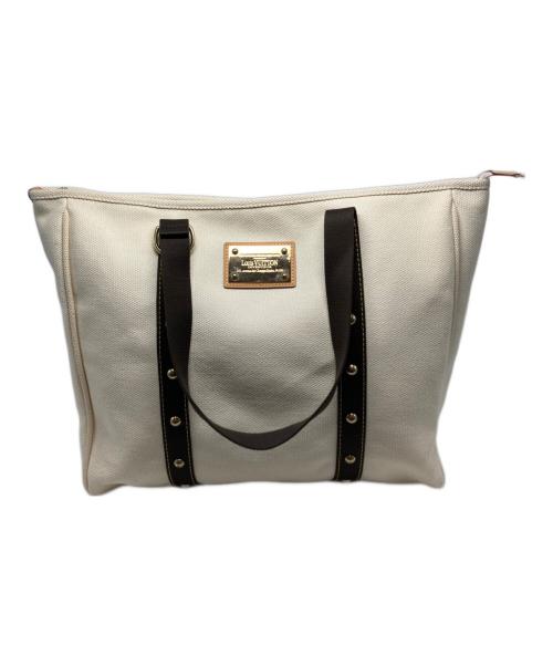 LOUIS VUITTON（ルイ ヴィトン）LOUIS VUITTON (ルイ ヴィトン) アンティグア カバGM アイボリーの古着・服飾アイテム