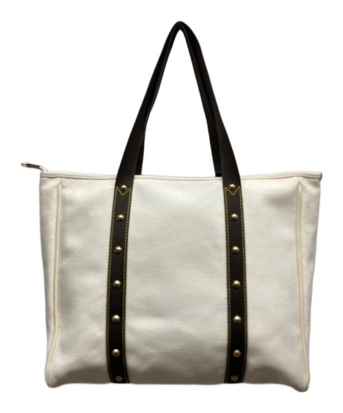 LOUIS VUITTON（ルイ ヴィトン）LOUIS VUITTON (ルイ ヴィトン) アンティグア カバGM アイボリーの古着・服飾アイテム