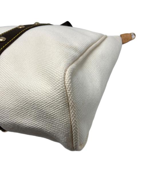 LOUIS VUITTON（ルイ ヴィトン）LOUIS VUITTON (ルイ ヴィトン) アンティグア カバGM アイボリーの古着・服飾アイテム