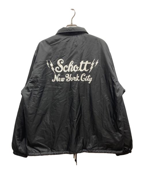 Schott（ショット）Schott (ショット) ZIP COACHJACKET/782-5252014 ブラック サイズ:XLの古着・服飾アイテム