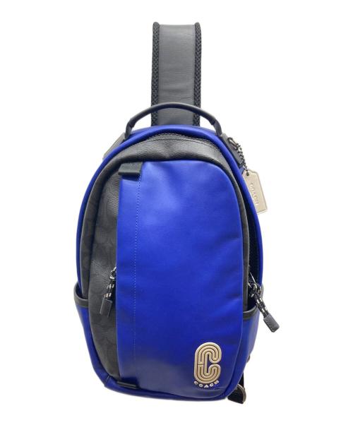 COACH（コーチ）COACH (コーチ) ボディーバッグ/C1329 ブルー サイズ:₋の古着・服飾アイテム
