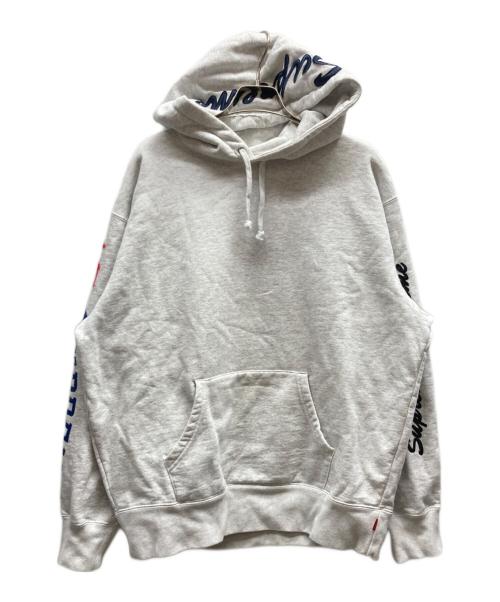 SUPREME（シュプリーム）Supreme (シュプリーム) Multi Logo Hooded Sweatshirt グレー サイズ:Mの古着・服飾アイテム