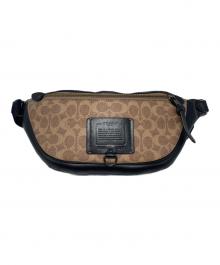 COACH（コーチ）の古着「リビングトンベルトバッグ/40345」｜ブラウン