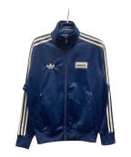 adidas Originals×oasisアディダスオリジナル×オアシス）の古着「ツアー ファイヤーバード トラックトップ/KT3455」｜ネイビー