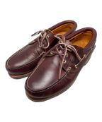 Timberlandティンバーランド）の古着「3-EYE BOAT SHOE」｜バーガンディー