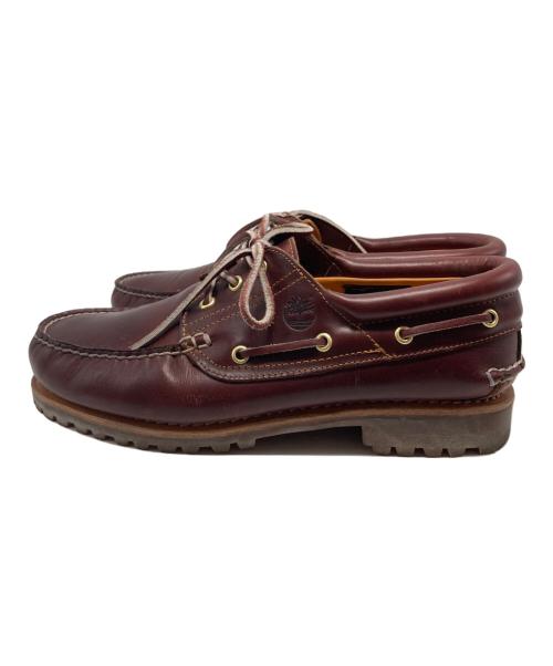 Timberland（ティンバーランド）Timberland (ティンバーランド) 3-EYE BOAT SHOE バーガンディー サイズ:US10の古着・服飾アイテム