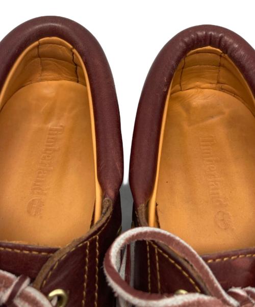 Timberland（ティンバーランド）Timberland (ティンバーランド) 3-EYE BOAT SHOE バーガンディー サイズ:US10の古着・服飾アイテム