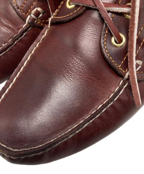 Timberland（ティンバーランド）Timberland (ティンバーランド) 3-EYE BOAT SHOE バーガンディー サイズ:US10の古着・服飾アイテム