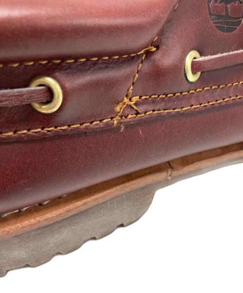Timberland（ティンバーランド）Timberland (ティンバーランド) 3-EYE BOAT SHOE バーガンディー サイズ:US10の古着・服飾アイテム