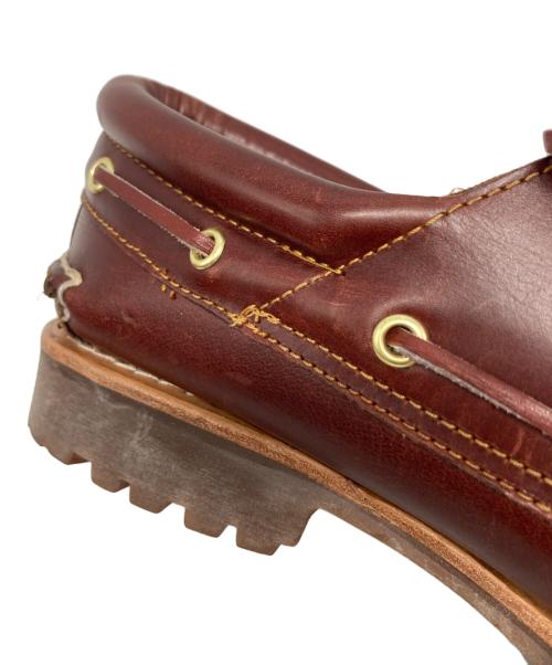 Timberland（ティンバーランド）Timberland (ティンバーランド) 3-EYE BOAT SHOE バーガンディー サイズ:US10の古着・服飾アイテム