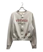 KHOKIコッキ）の古着「VYG cardigan/23ss-t-04」｜グレー