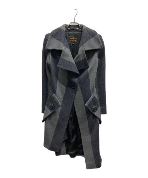 Vivienne Westwood ANGLOMANIA（ヴィヴィアンウエストウッドアングロマニア）VIVIENNE WESTWOOD ANGLOMANIA (ヴィヴィアンウエストウッドアングロマニア) ヘリンボーンコート/358-01-65001 ブラック サイズ:38の古着・服飾アイテム